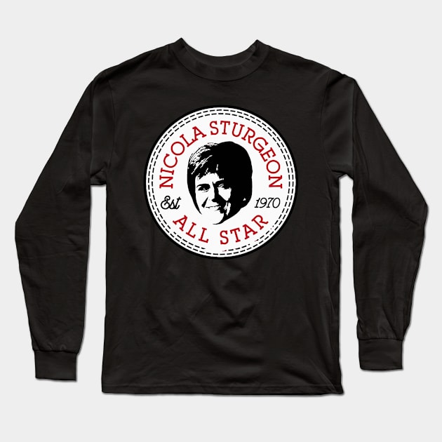 Nicola Sturgeon All Star Est 1970 Long Sleeve T-Shirt by morningmarcel